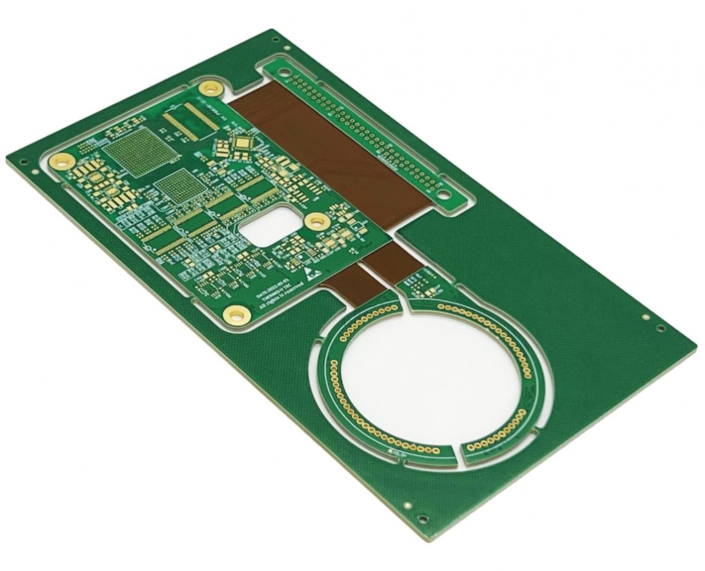 Circuit imprimé rigide-flexible à six couches de 1,6 mm